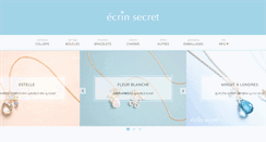 Desktop Screenshot of ecrinsecret.lumiplage.com